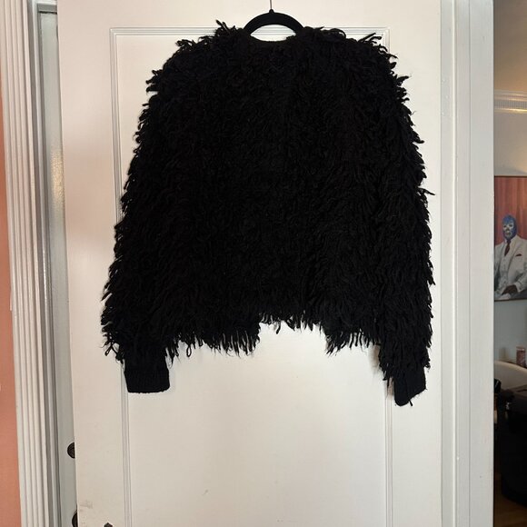 & Other Stories Shaggy Knit Jacket - Size S - Picture 6 of 7